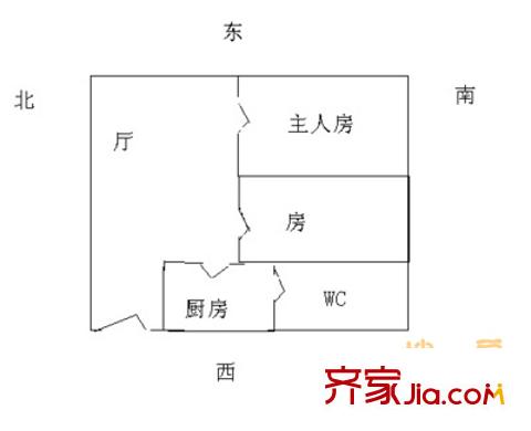 樂苑小區(qū)戶型圖戶型圖 2室1廳1衛(wèi)1廚