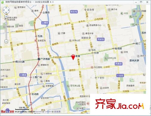 富郎中巷交通圖