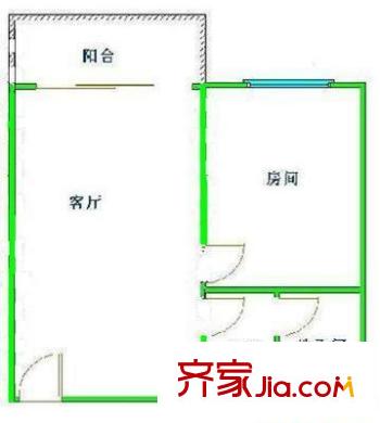 樂(lè)苑小區(qū)戶(hù)型圖戶(hù)型圖 1室1廳1衛(wèi)1廚