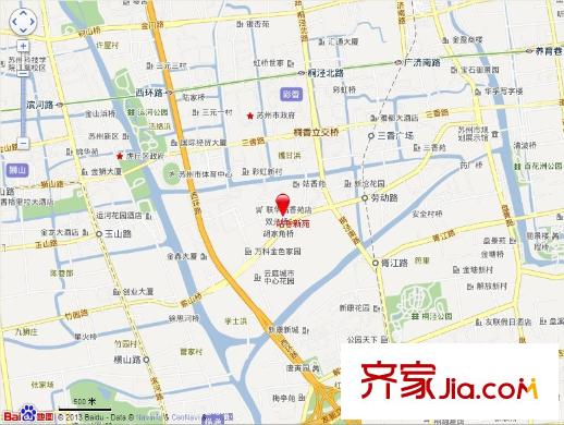 姑香新苑交通圖