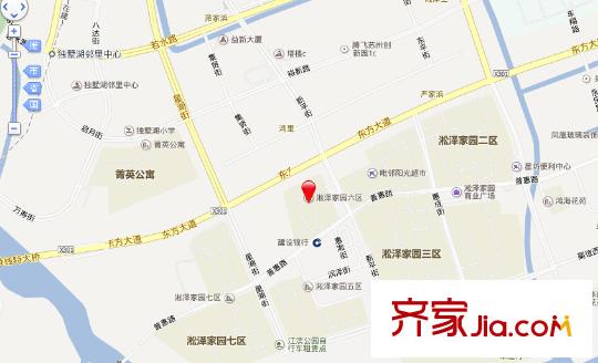 淞澤家園六區(qū)交通圖