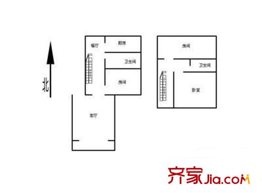 碧波花園三區(qū) 3室 戶型圖