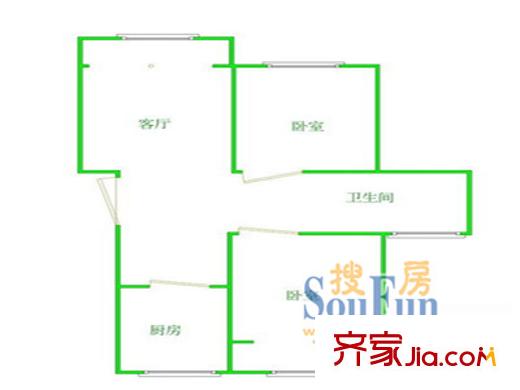 碧波花園三區(qū)戶型圖碧波三區(qū)  2室1廳1衛(wèi)1廚 2室1廳1衛(wèi)1廚
