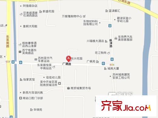 東興花園交通圖