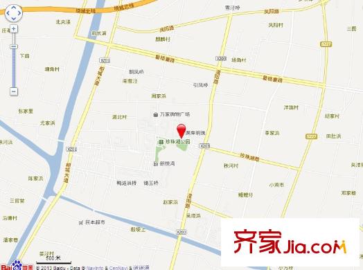 湖岸明珠交通圖