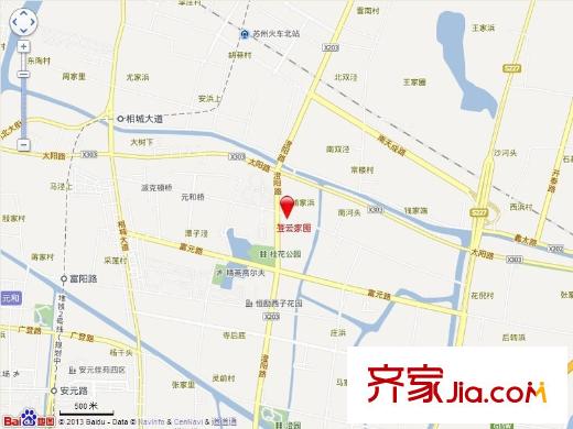 登云家園交通圖