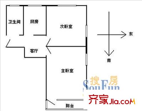  西郊花園 戶型圖