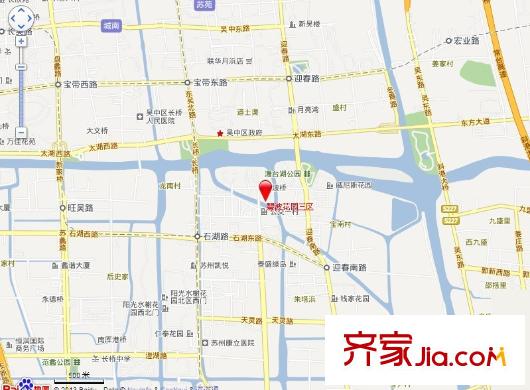 碧波花園三區(qū)交通圖