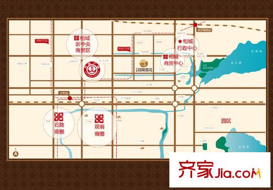 中惠晨曦馨苑三期交通圖