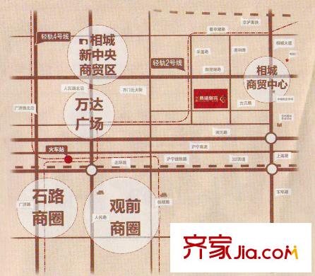 中惠晨曦馨苑二期交通圖