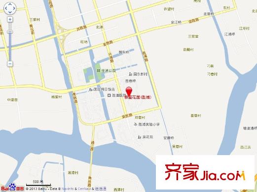 新盛花園(勝浦)交通圖