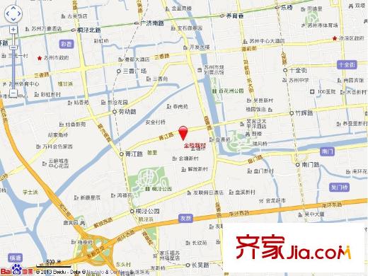 金橋新村交通圖