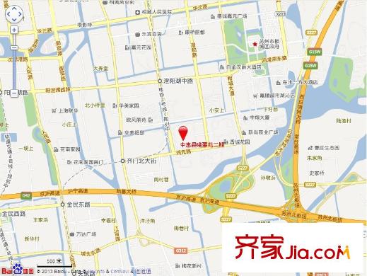 中惠晨曦馨苑二期交通圖