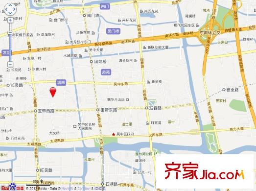 龍苑新村交通圖