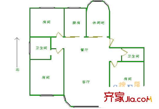 吳中名邸 三室兩廳兩衛(wèi)一廚