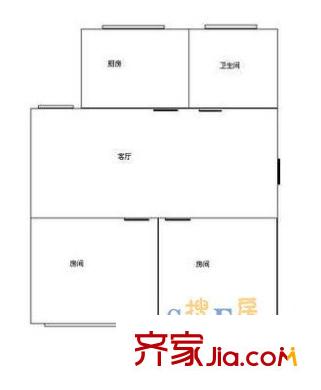 東城明月 2室 戶型圖