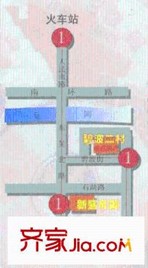 碧波二村交通圖