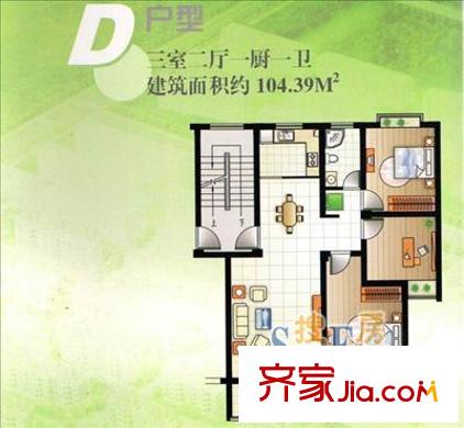  山湖花園 戶型圖