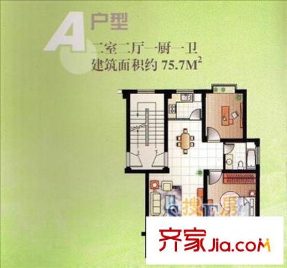 山湖花園 戶型圖