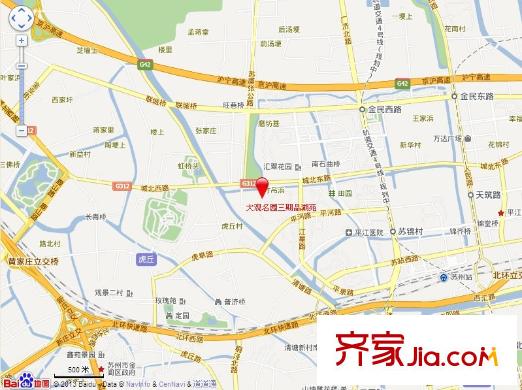 大觀名園三期交通圖