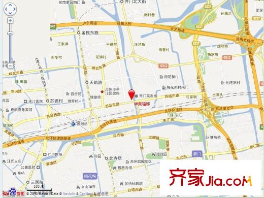 華美福邸交通圖