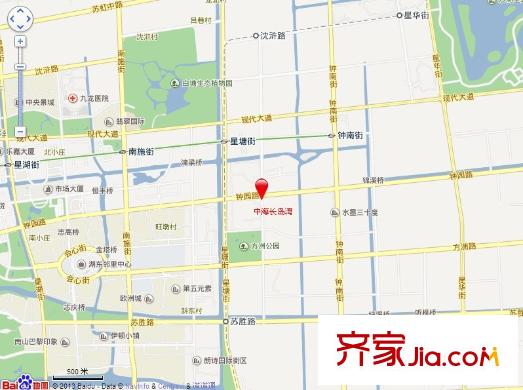 中海國際社區(qū)五區(qū)交通圖