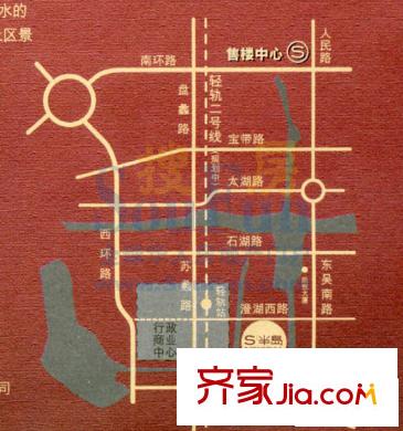 S半島交通圖