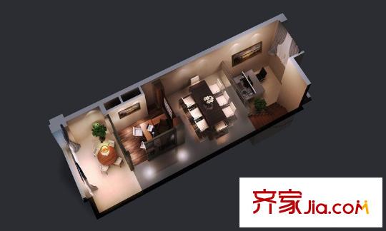 星湖都市生活廣場公寓 戶型圖