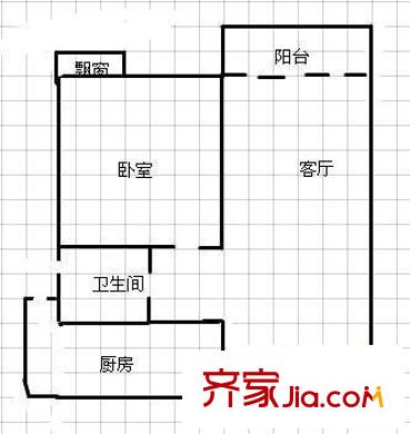 石湖金鉆 2室 戶型圖