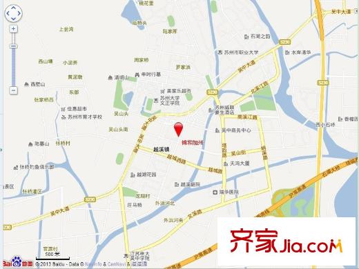 錦和加州交通圖