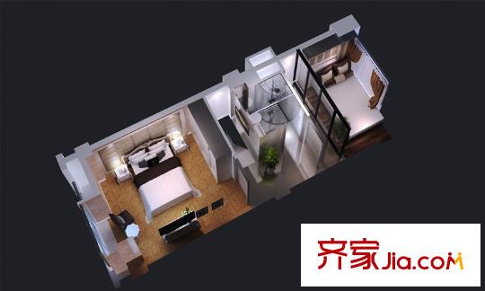 星湖都市生活廣場(chǎng)公寓 戶型圖