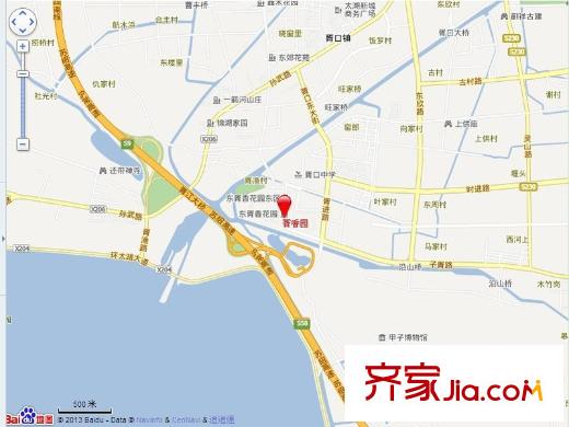 胥香園交通圖