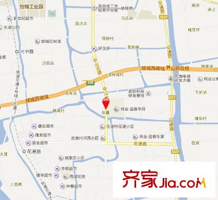 偉業(yè)迎春世家別墅交通圖