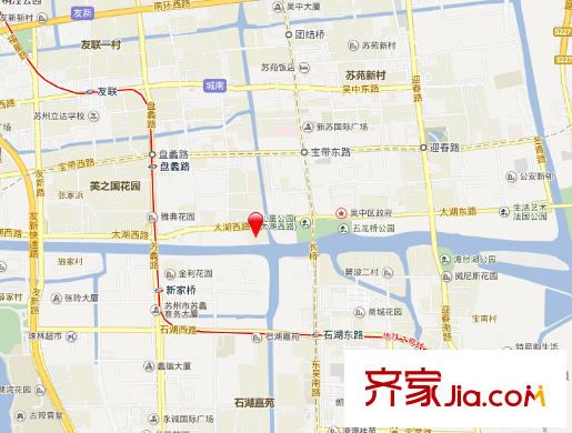 佳運花園別墅交通圖