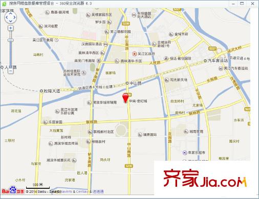 中南世紀(jì)城別墅交通圖