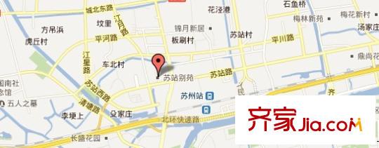 蘇站別苑交通圖
