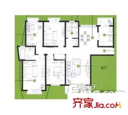 錦麗苑戶型圖