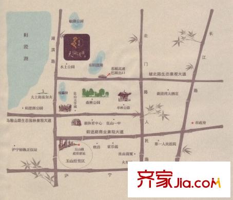 天倫隨園交通圖