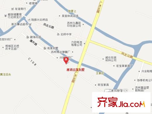 漕湖名蓮別墅交通圖