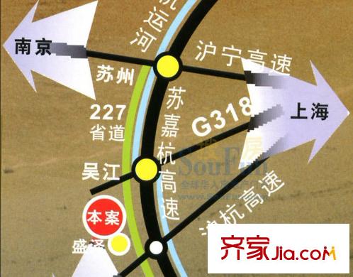 半島豪門府邸交通圖