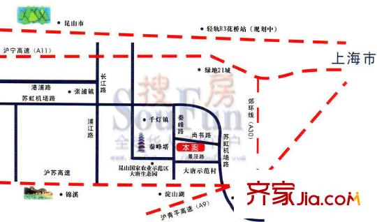 大唐奧斯汀交通圖