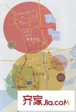 吳江錦繡江南交通圖