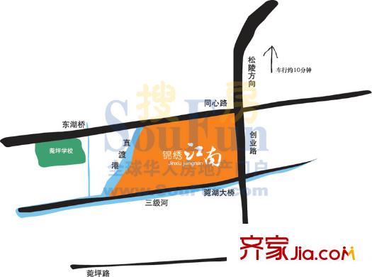 吳江錦繡江南交通圖