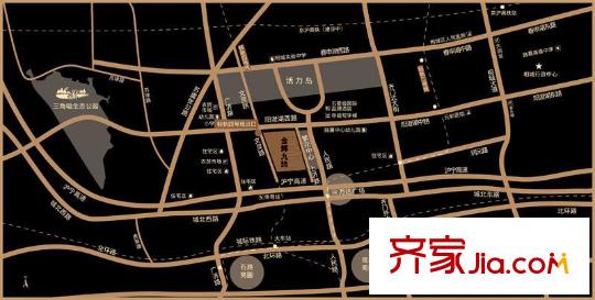 金輝九緯交通圖交通區(qū)位圖