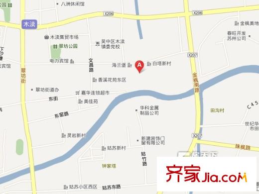 海蘭堡交通圖