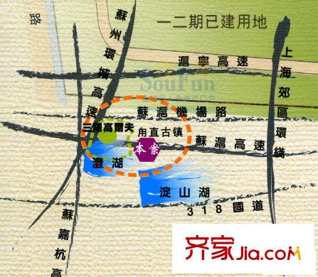 紫竹園名人居交通圖