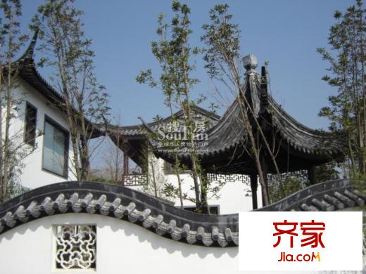 紫竹園名人居外景圖屋頂