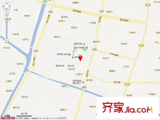 朗悅灣別墅交通圖