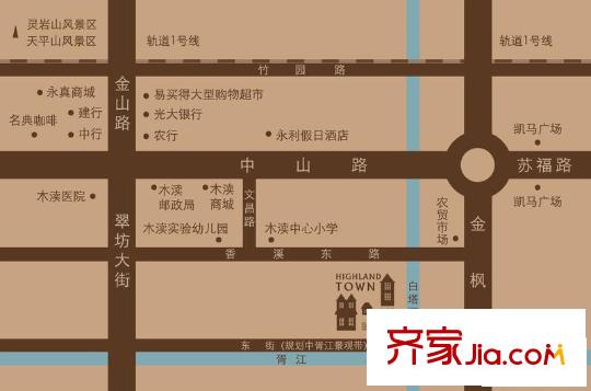 海蘭堡交通圖區(qū)位圖