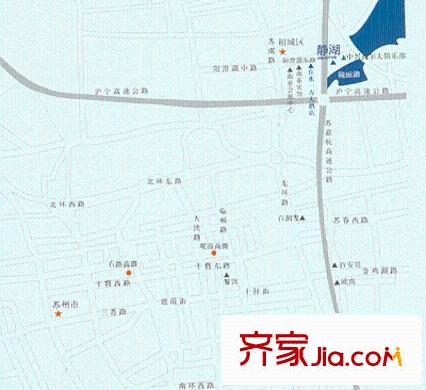 靜湖國際水岸交通圖